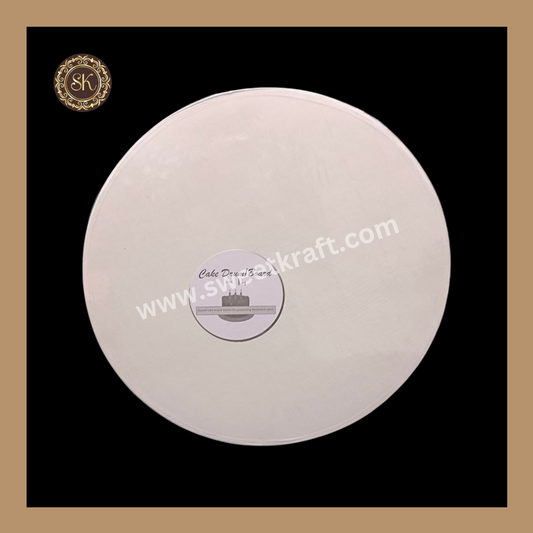 Cake Drum Board | Cake Base | Drum Board | Pastry Board | White - 14inch (Pack of 1pc) Sweetkraft | Baking supplies