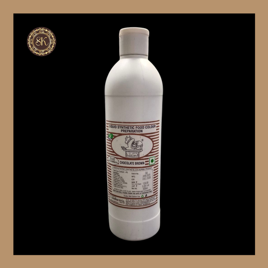 Liquid Synthetic Food Colour Preparation | Food Colour | Chocolate Brown | Brand - Nandi (500ml) Sweetkraft | Baking supplies