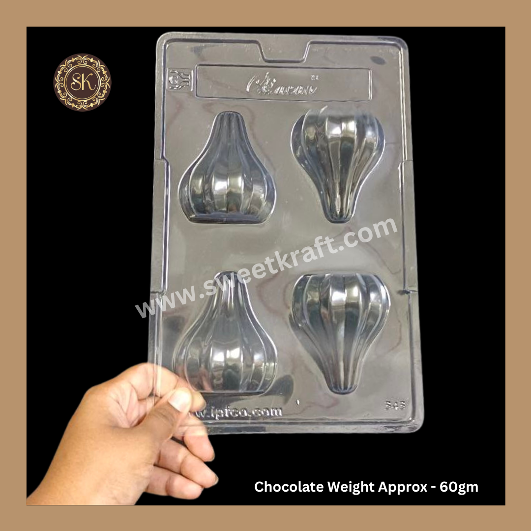 Plastic Chocolate Mould | Modak Mould | Cacao | Plastic Mould | Plastic Molds (PM-362) Sweetkraft | Baking supplies
