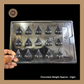 Plastic Chocolate Mould | Modak Mould | Cacao | Plastic Mould | Plastic Molds (PM-366) Sweetkraft | Baking supplies