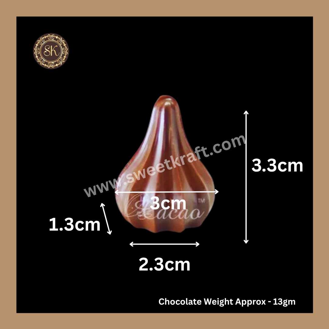 Plastic Chocolate Mould | Modak Mould | Cacao | Plastic Mould | Plastic Molds (PM-366) Sweetkraft | Baking supplies