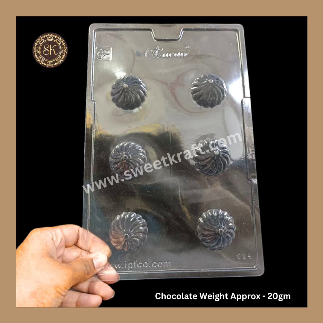 Plastic Chocolate Mould | Modak Mould | Cacao | Plastic Mould | Plastic Molds (PM-369) Sweetkraft | Baking supplies