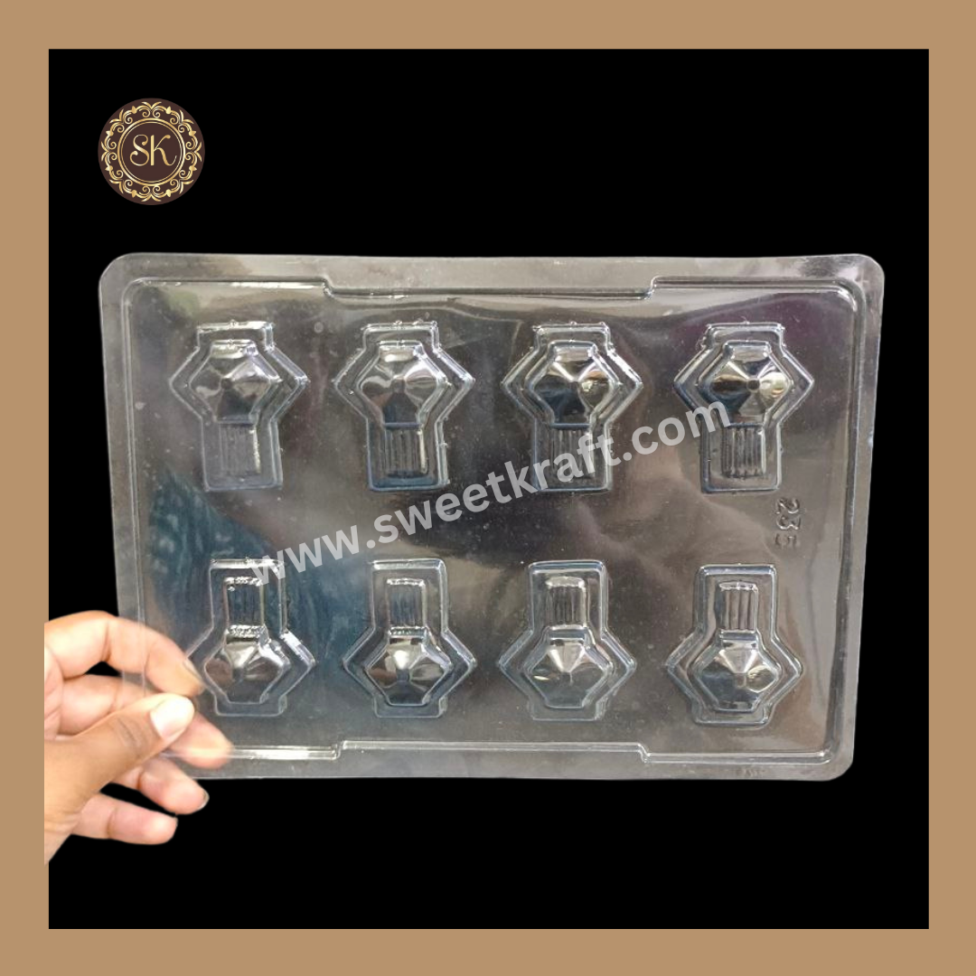 Plastic Chocolate Mould | Heart Mould | Heat Platick PVC Mould | Plastic Mould | Plastic Molds (PM-372) Sweetkraft | Baking supplies