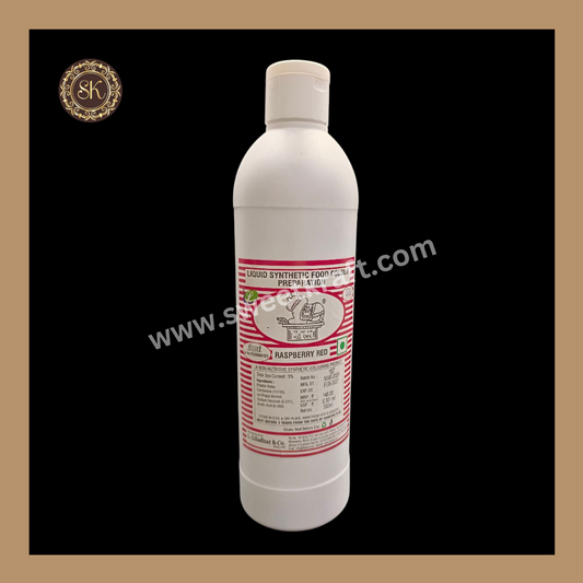 Liquid Synthetic Food Colour Preparation | Food Colour | Raspberry Red | Brand - Nandi (500ml) Sweetkraft | Baking supplies