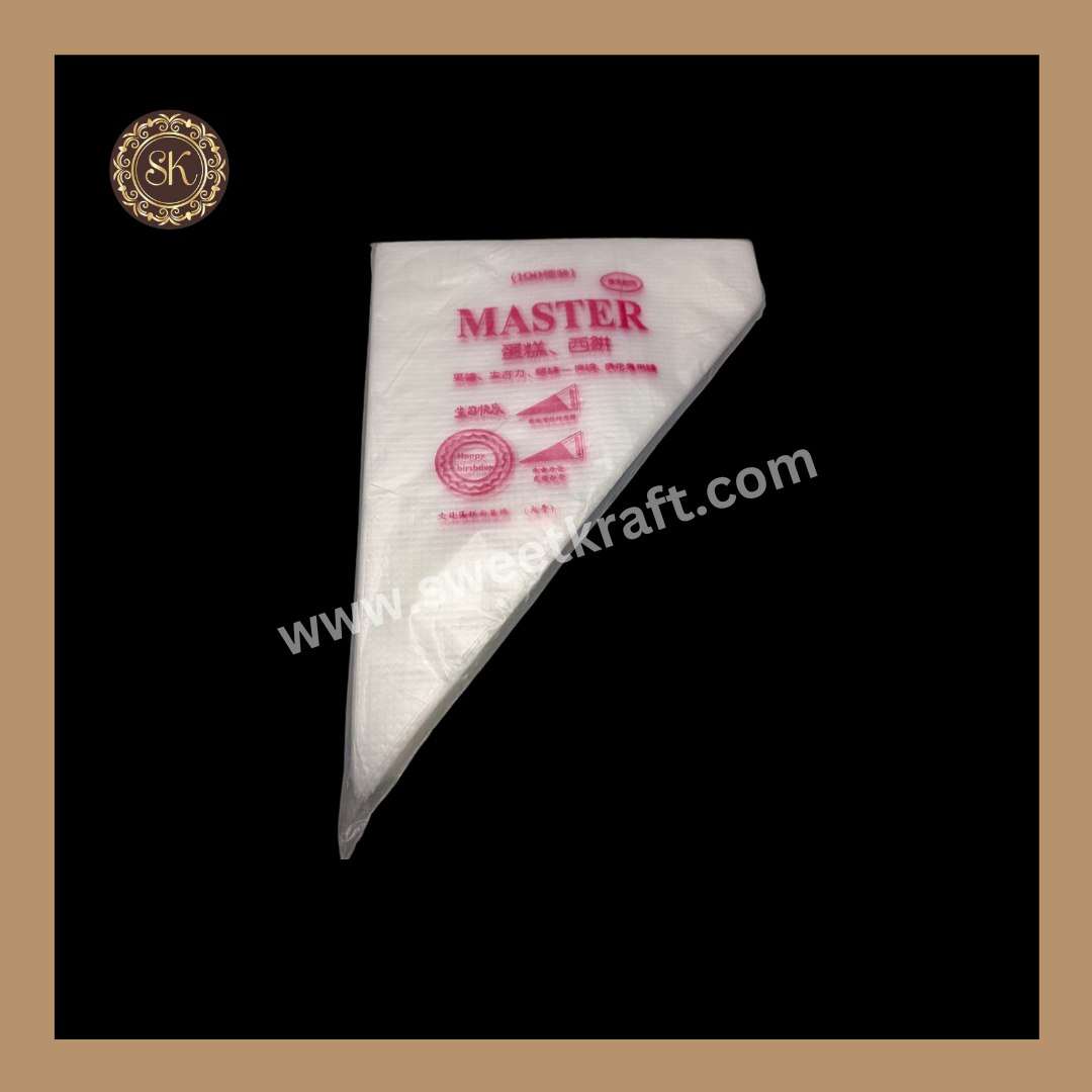 Disposable Icing Bag | Piping Bag | Whipped Cream | Small - Pack Of 100pcs Sweetkraft | Baking supplies