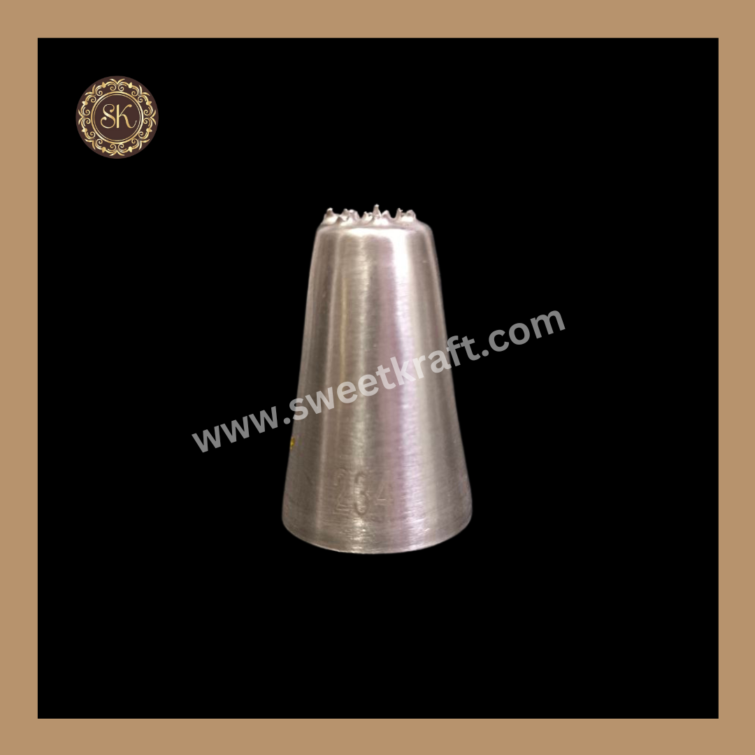Noor-234 Icing Nozzle | Stainless Steel Nozzle | Tool | Reusable & Washable | Cake Decor Sweetkraft | Baking supplies