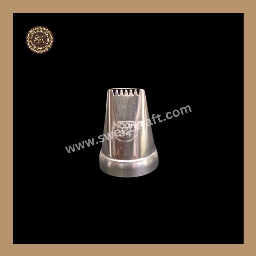 Noor-84 Icing Nozzle | Stainless Steel Nozzle | Tool | Reusable & Washable | Cake Decor Sweetkraft | Baking supplies