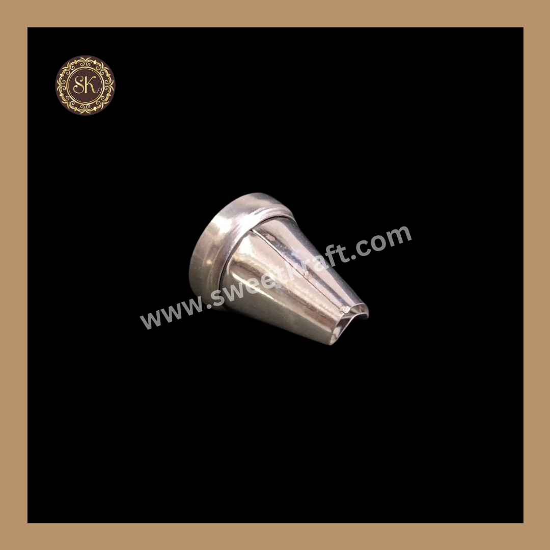 Noor-15 Icing Nozzle | Stainless Steel Nozzle | Tool | Reusable & Washable | Cake Decor Sweetkraft | Baking supplies
