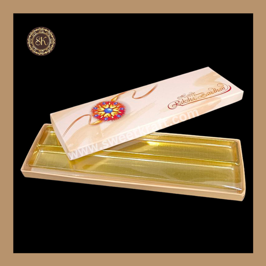 Happy Raksha Bandhan SMS Box | Choco Message Box | Raksha Bandhan Chocolate Box | 2 Line Sweetkraft | Baking supplies