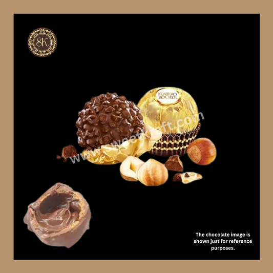Ferrero Wafer Ball | Ferrero Ball | Crispy Waffer Ball | Chocolate Waffer Ball | Chocolate Shell  - 500gm Sweetkraft | Baking supplies