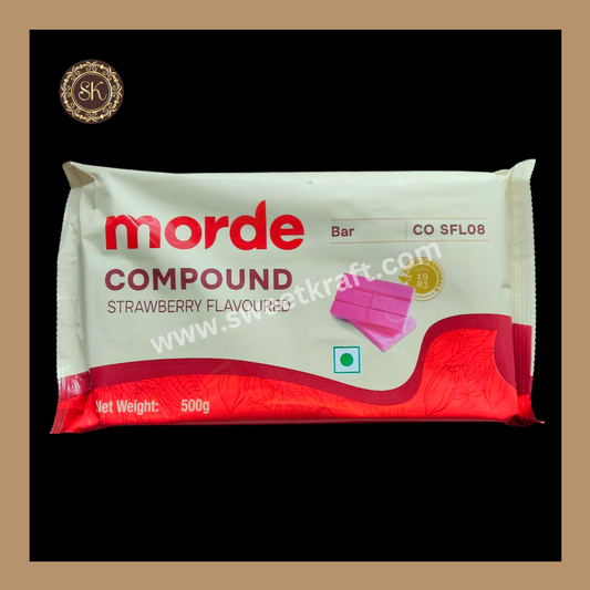 Strawberry Flavoured Compound | Strawberry Compound | Morde - 500gms Sweetkraft | Baking supplies