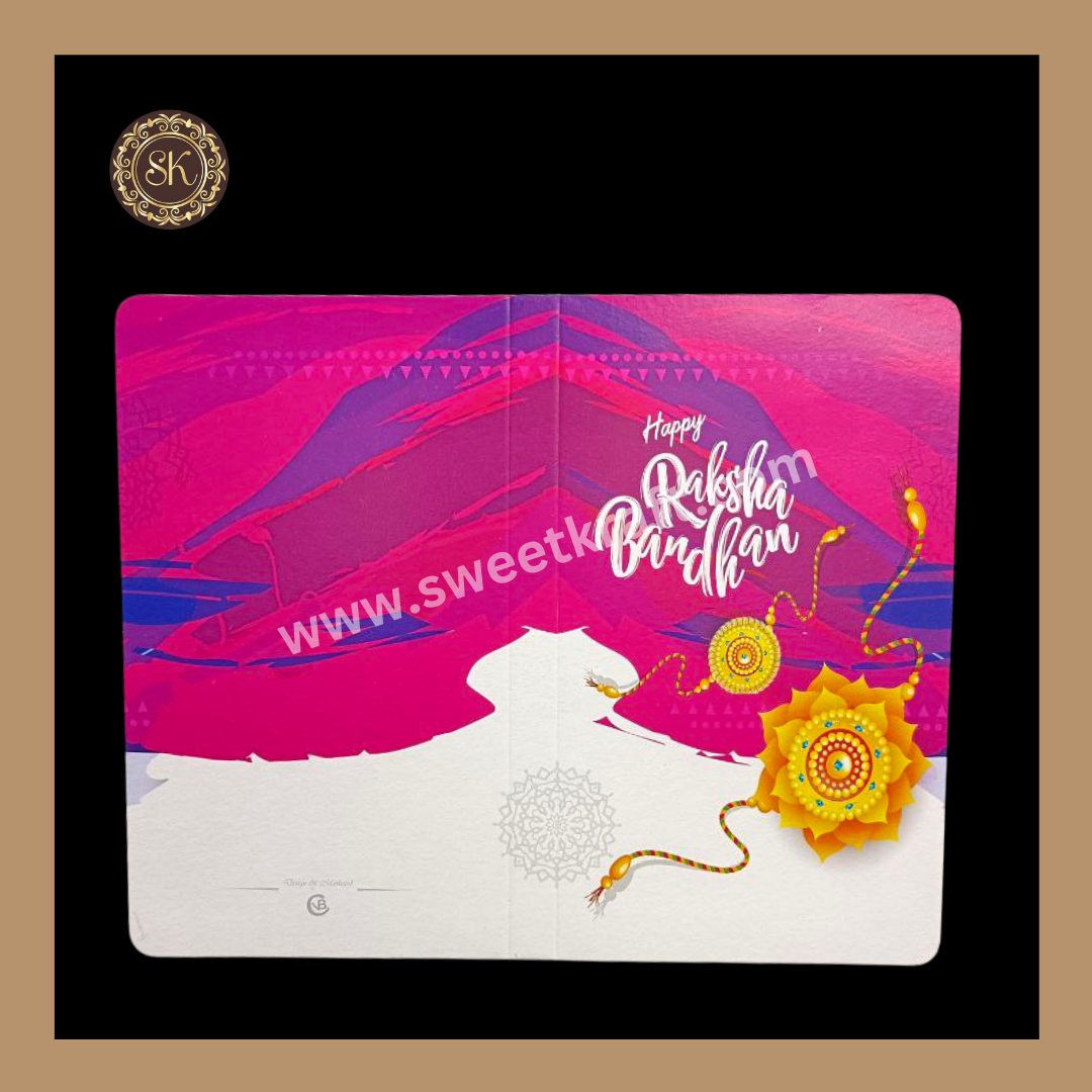 Happy Raksha Bandhan Bar Book | Chocolate Bar Book | Chocolate Box | Bar Box | Pink - (Pack Of 5pcs) Sweetkraft | Baking supplies