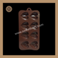 Silicon Chocolate Mould | Diamond Heart Silicone Mould | Brown Silicone Mould | Pack Of 1pc (CSM-025) Sweetkraft | Baking supplies