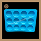 Silicon Chocolate Mould | Diwali Silicone Mould | Diya Coin Silicone Mould | Blue | Pack Of 1pc (CSM-030) Sweetkraft | Baking supplies