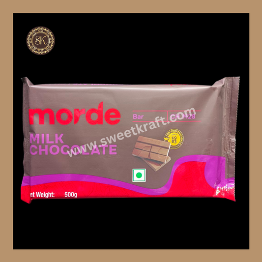 Milk Chocolate | Milk Chocolate - (CH M28) | Morde - 500gms Sweetkraft | Baking supplies