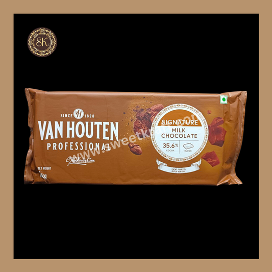 35.6% Milk chocolate | Milk chocolate | Vanhouten Professional - 1kg Sweetkraft | Baking supplies