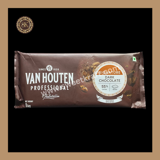 55% Dark Chocolate | Dark Chocolate | Vanhouten Professional - 1kg Sweetkraft | Baking supplies