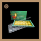 18 Cavity Diwali Box | Mithai Box | Happy Diwali | Golden Cavity Box | Chocolate Box | Gift Box | Green Colour - (With Cavity Lid Cover)