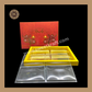 24 Partiion Diwali Box | Golden Cavity | Chocolate Box | Gift Box | Mithai Box | Yellow - (With Cavity Lid Cover)