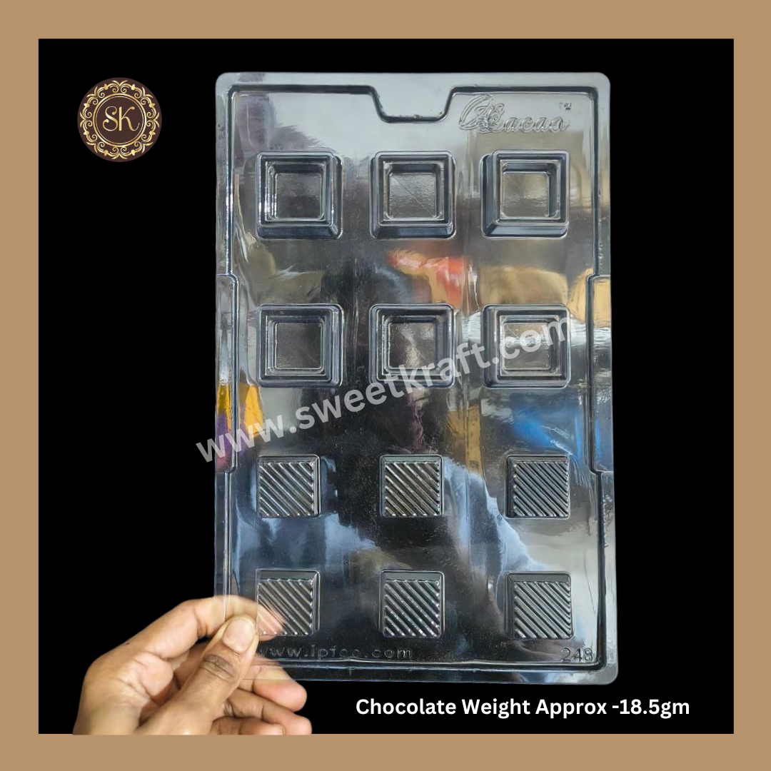 Plastic Chocolate Mould | Centre Filling Mold | Cacao Mould | Mould | PVC Plastic Mould | Plastic Molds (PM-390)