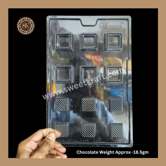 Plastic Chocolate Mould | Centre Filling Mold | Cacao Mould | Mould | PVC Plastic Mould | Plastic Molds (PM-390)