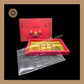 24 Pataka Diwali Box | Golden Cavity | Chocolate Box | Gift Box | Mithai Box | Red- (With Cavity Lid Cover)