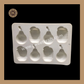Silicon Chocolate Mould | Diwali Silicone Mould | Crackers Coin Silicone Mould | White | Pack Of 1pc (CSM-035)