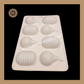 Silicon Chocolate Mould | Diwali Silicone Mould | Crackers Coin Silicone Mould | White | Pack Of 1pc (CSM-035)