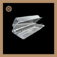 PVC Plastic Container | Disposable Cake Container | Transparent Box | Rectangle (003- 0821)