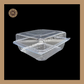 PVC Plastic Container | Bento Cake Box | Disposable Cake Container | Transparent Box | Rectangle (003- 1818)