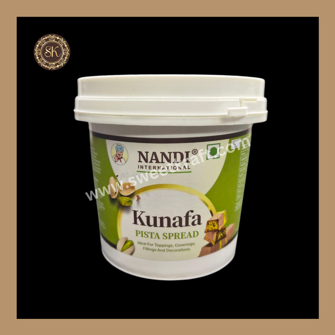 Kunafa Pista Spread | Toppings | Covering | Fillings | Decorations | Nandi Brand - 1kg