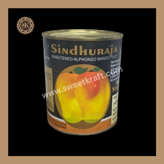 Mango Pulp | Sweetened Alphonso | Sindhuraja - 850gms