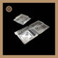 1 Mini Brownie Box (003-0606) | Transparent Brownie Box | Cake Box | Transparent - Pack of 10 Pieces