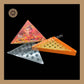 21 Cavity Ganpati Triangle Box | Modak Box with Lid | Triangle Shape Modak Box | Orange Colour | Pack Of 5pcs & 10pcs