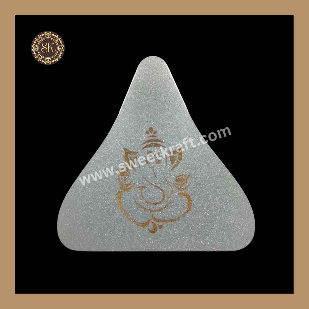 21 Cavity Silver Modak Box | Modak Shape Box | Modak Box Cavity Tray With Lid | Pack Of 5pcs & 10pcs