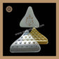21 Cavity Silver Modak Box | Modak Shape Box | Modak Box Cavity Tray With Lid | Pack Of 5pcs & 10pcs