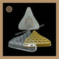 21 Cavity Silver Tikli Modak Box | Modak Shape Box | Modak Box Cavity Tray With Lid | Pack Of 5pcs & 10pcs