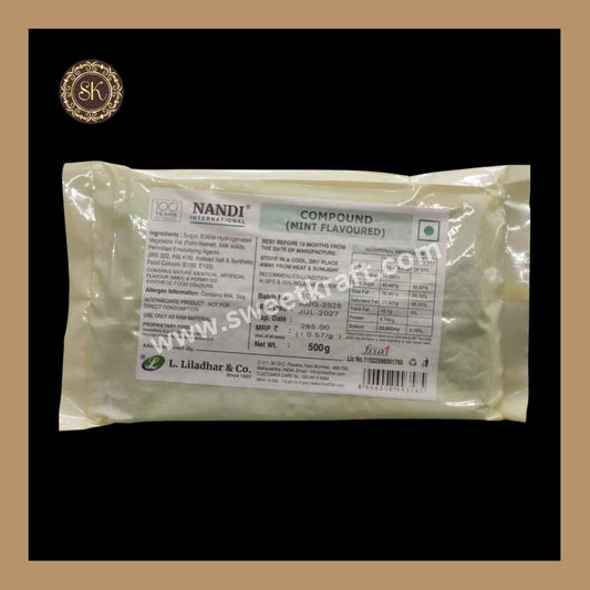 Mint Flavoured Compound | Dark Mint Compound | Nandi - 500gms
