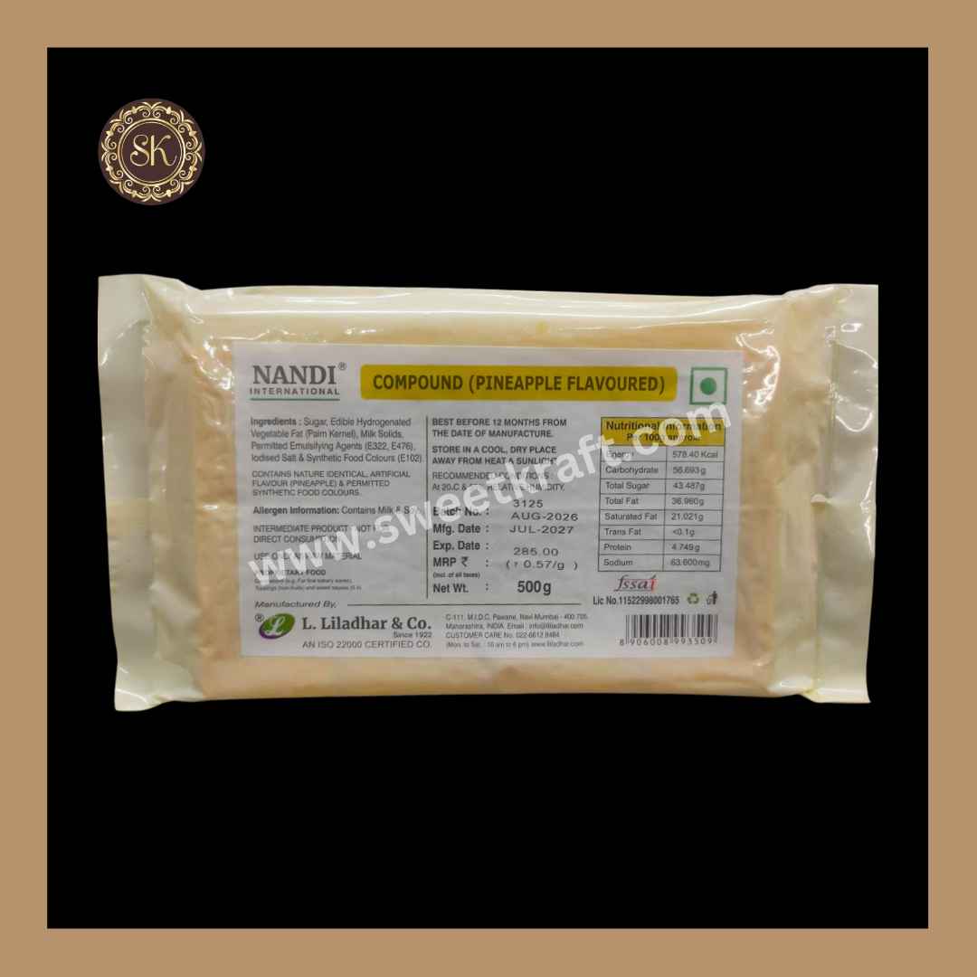Pineapple Flavoured Compound | Pineapple Compound | Nandi - 500gms
