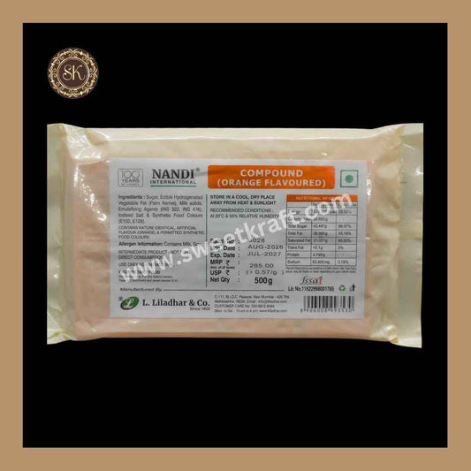Orange Flavoured Compound | 500gms | Nandi Brand