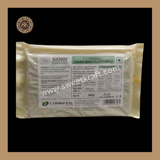 Dark Mint Flavoured Compound | Dark Mint Compound | Nandi - 500gms