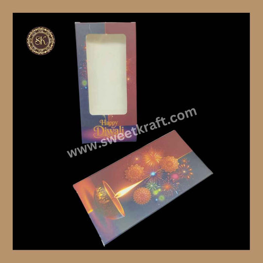 Diwali Chocolate Bar Boxes | Chocolate Box | Chocolate Gifting Box | Purple Colour | Pack of 5 and&nbsp;Pack of 10 BB42