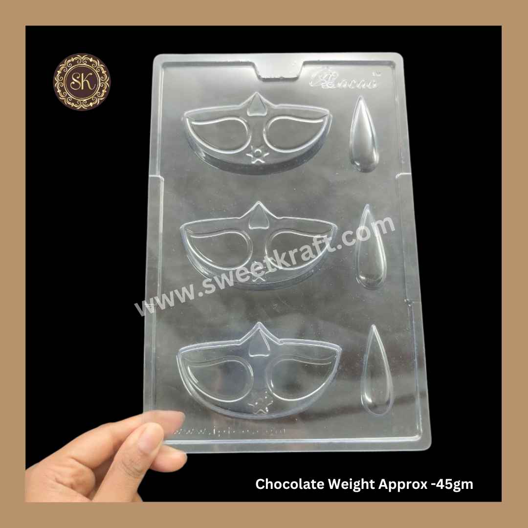 Plastic Chocolate Mould | Cacao | Diya Mould | Diwali Diya Mould | PVC Mould | Plastic Mould  (PM-397)