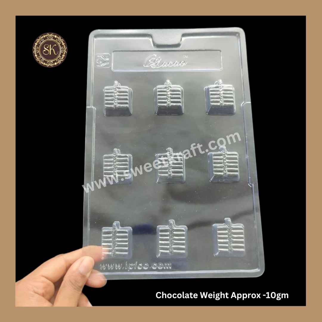 Plastic Chocolate Mould | Cacao | Square Diwali Cracker Mould | Cracker Mould | PVC Mould | Plastic Mould  (PM-400)