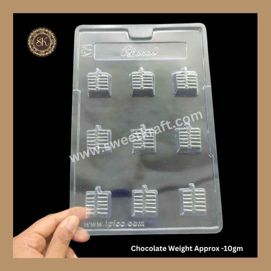 Plastic Chocolate Mould | Cacao | Square Diwali Cracker Mould | Cracker Mould | PVC Mould | Plastic Mould  (PM-400)