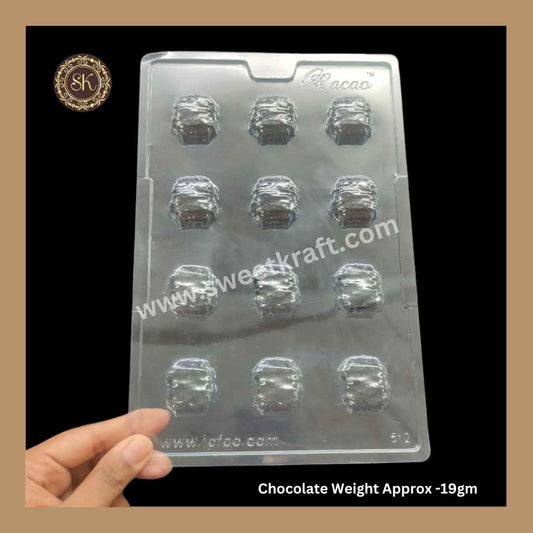 Plastic Chocolate Mould | Cacao | Square Diwali Cracker Mould | Cracker Mould | PVC Mould | Plastic Mould  (PM-401)