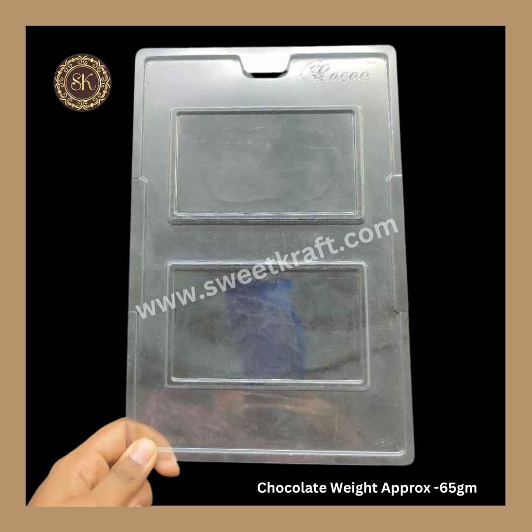 Plastic Chocolate Mould | Cacao | PVC Bar Mould | Bar Plastic Mould (PM-405)