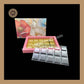 15 Cavity Floral Print Box | 15 Cavity Box | Chocolate Box | Gift Box | Mithai Box | Pink- (With Cavity & Lid Cover)