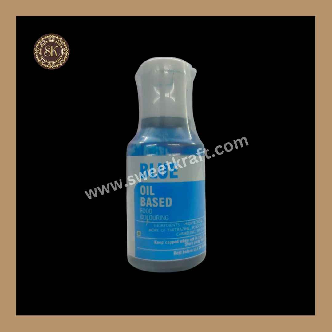 Oil Based Food Colour | Chocolate Colour | Candy Oil Colour | Blue Colour | Bake Haven - 15g