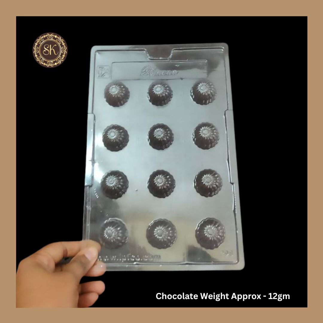 Plastic chocolate mould | Cacao | Round Mould | Plastic Mold | Plastic molds  (PM-304)